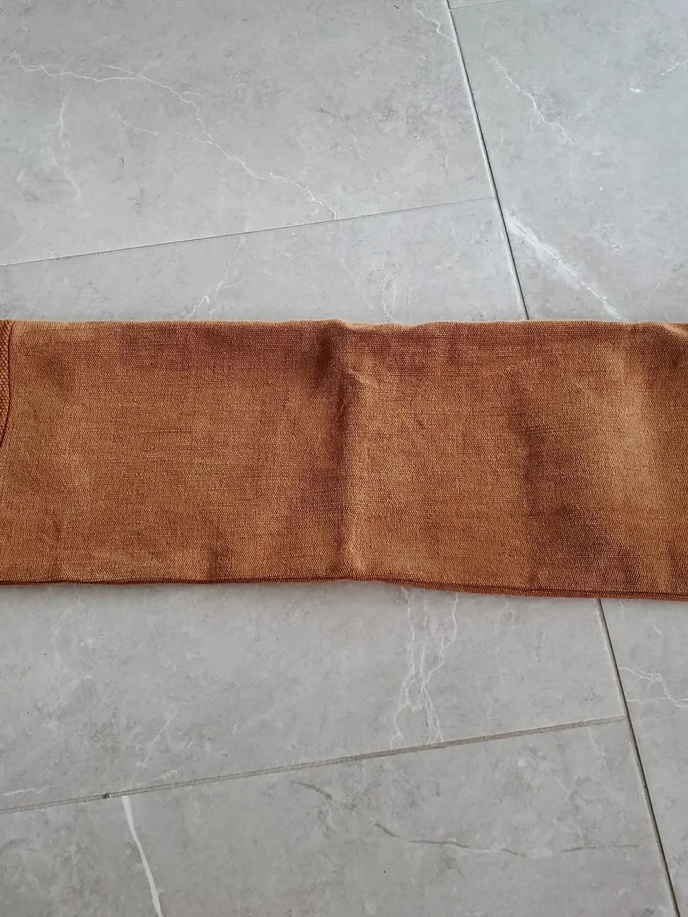 West Elm Pillow Cover in Rustic Orange Brown/Cinnemon Color. 12x46